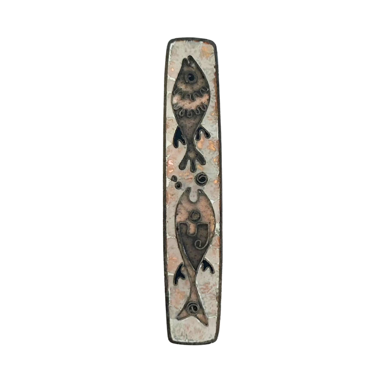 Enamel Micromosaic Fish Pin ~ ADD ON ONLY