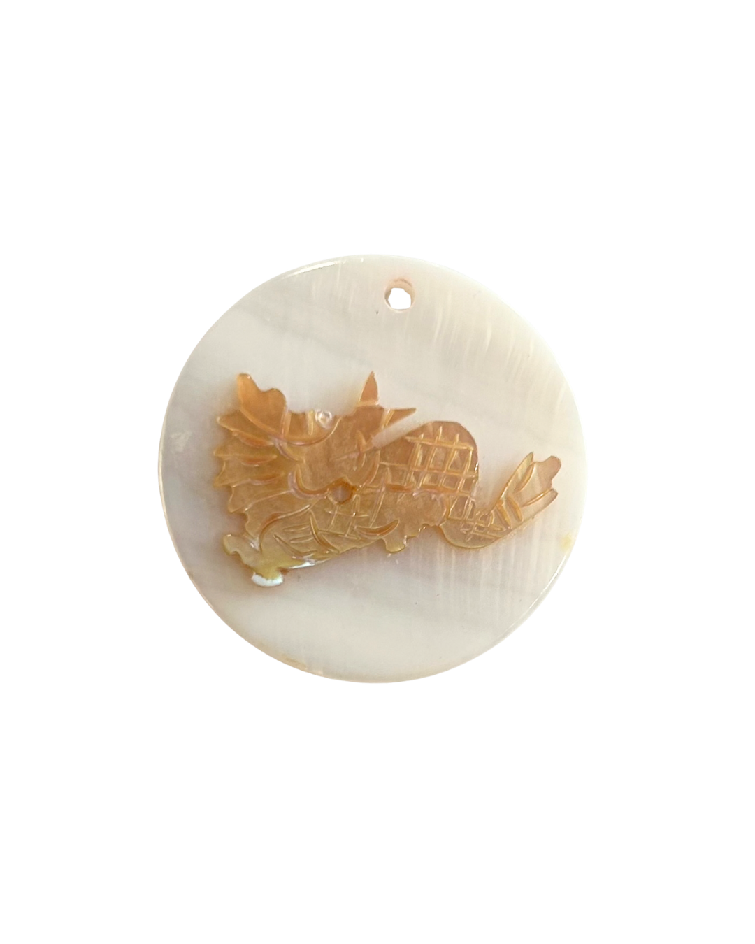 Carved Zodiac Charm "Dragon" ~ ADD ON ONLY