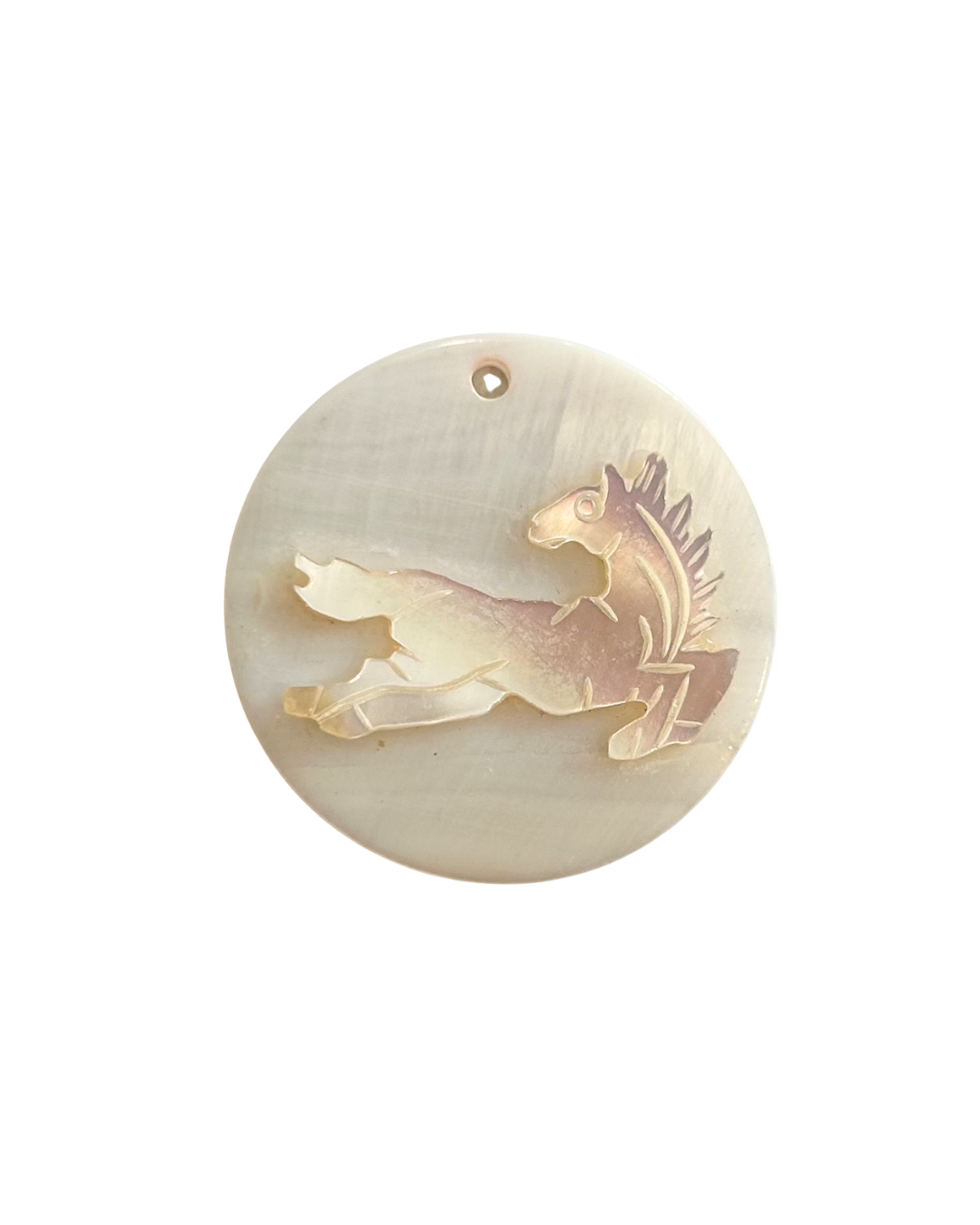 Carved Zodiac Charm "Horse" ~ ADD ON ONLY