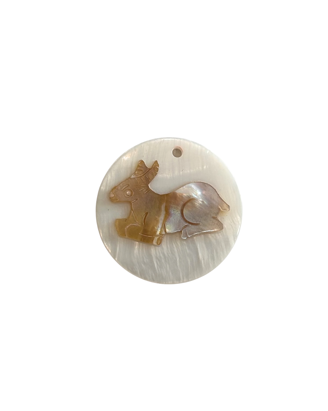 Carved Zodiac Charm "Goat" ~ ADD ON ONLY