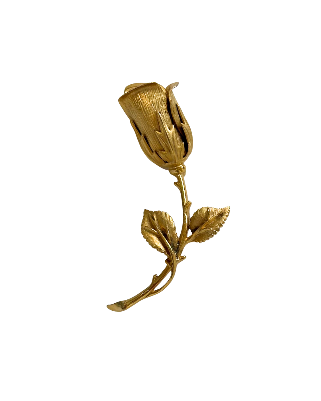 Large Gold Rose Pin II ~ ADD ON ONLY