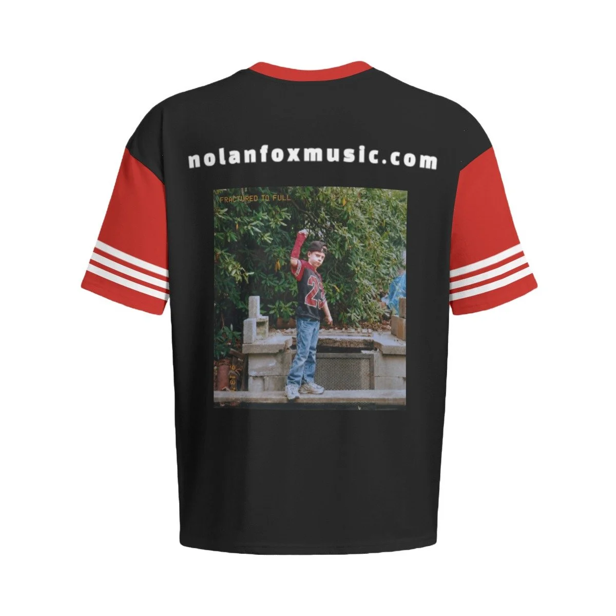 Fractured to Full Oversized T-Shirt (with Album Cover on Back)