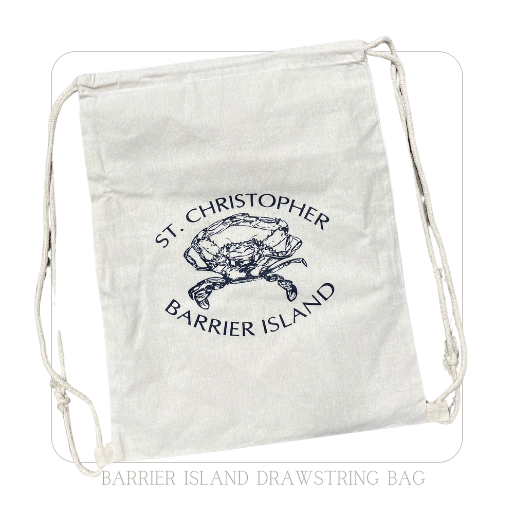 St. Christopher Drawstring Bag — ST. CHRISTOPHER