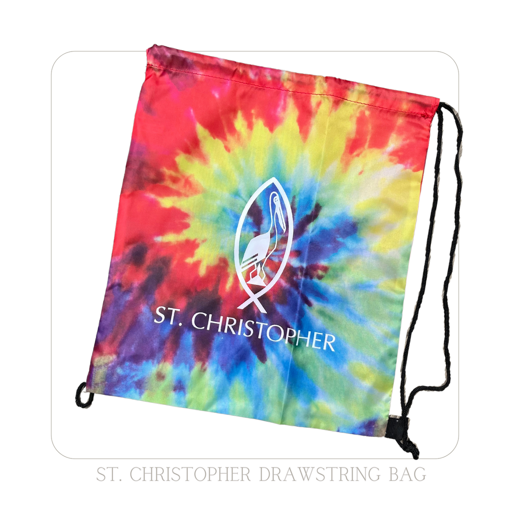 St. Christopher Drawstring Bag — ST. CHRISTOPHER