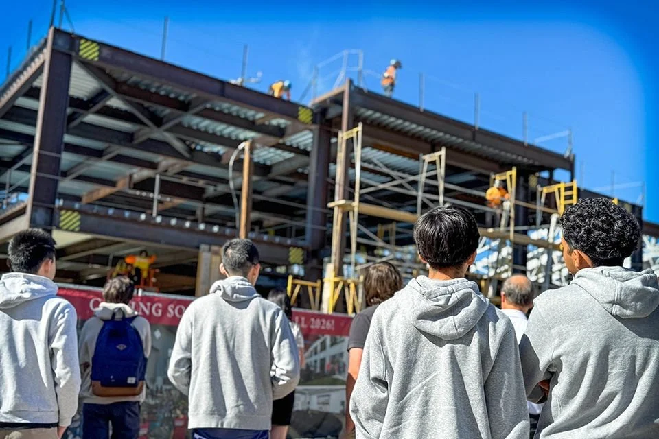 Upper School Engineering Students Connect Classroom Learning to St. Margaret’s Commons Construction