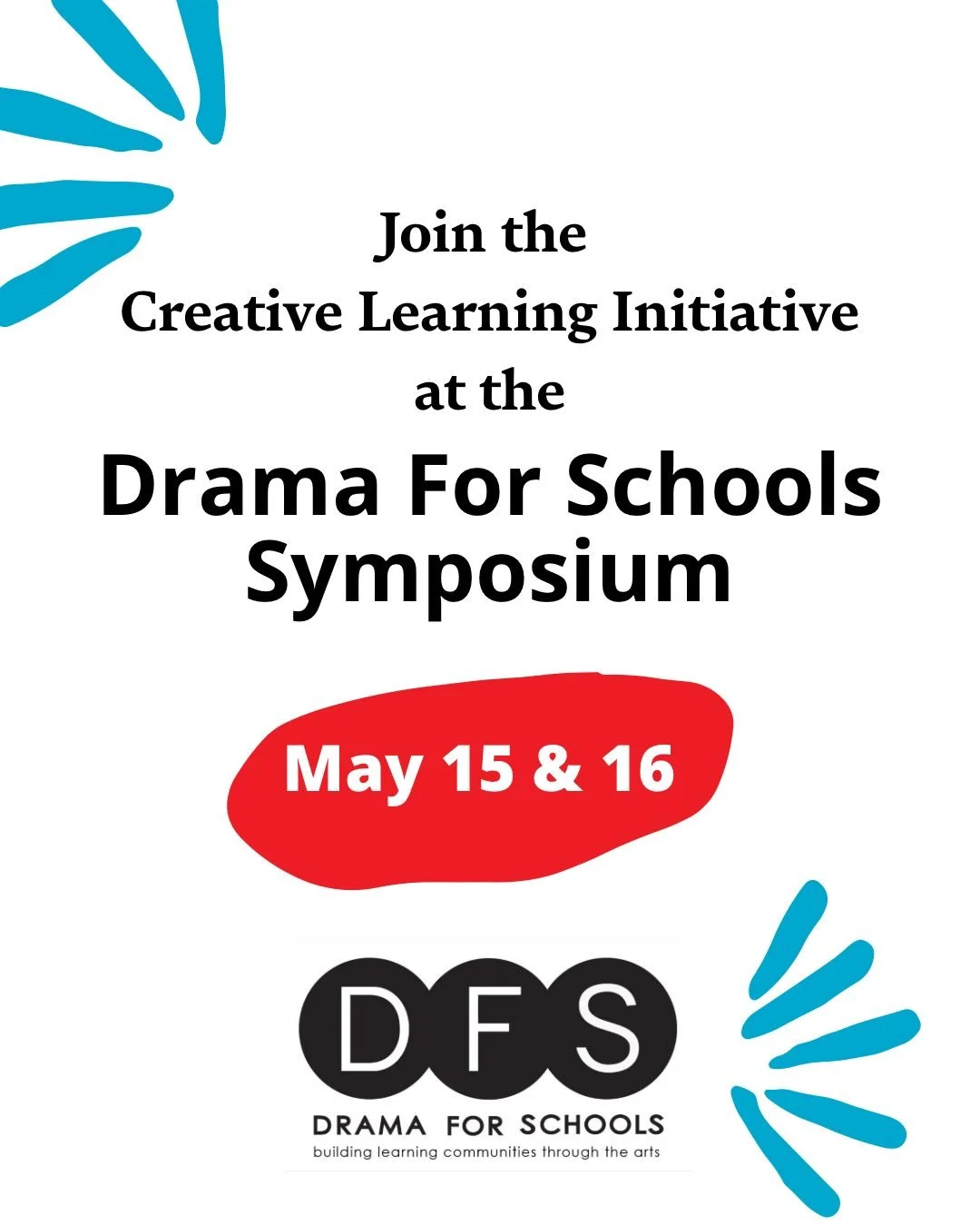 Join us at the Drama for Schools (DFS) Symposium as we celebrate and reflect on 20 years of DFS partnerships, programs and research.

Creative Learning Initiative community members &mdash;professionals, artists, educators, and leaders &mdash; share t