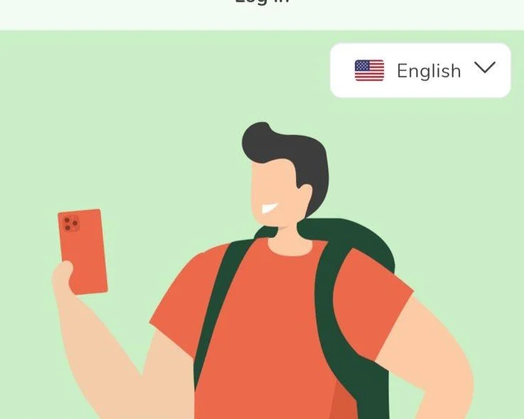 Login with a non-Norwegian mobile number