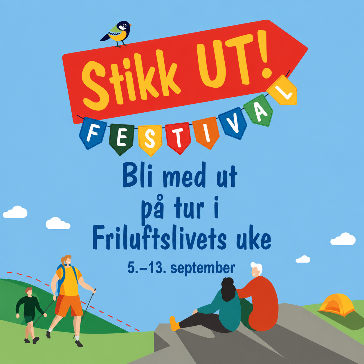 Hvor mange Stikk UT!-turer klarer du i Friluftslivets uke?