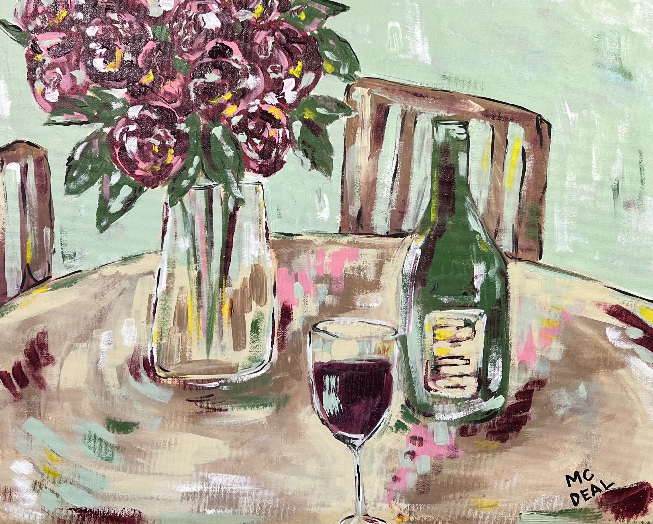 Wine Down • 16x20