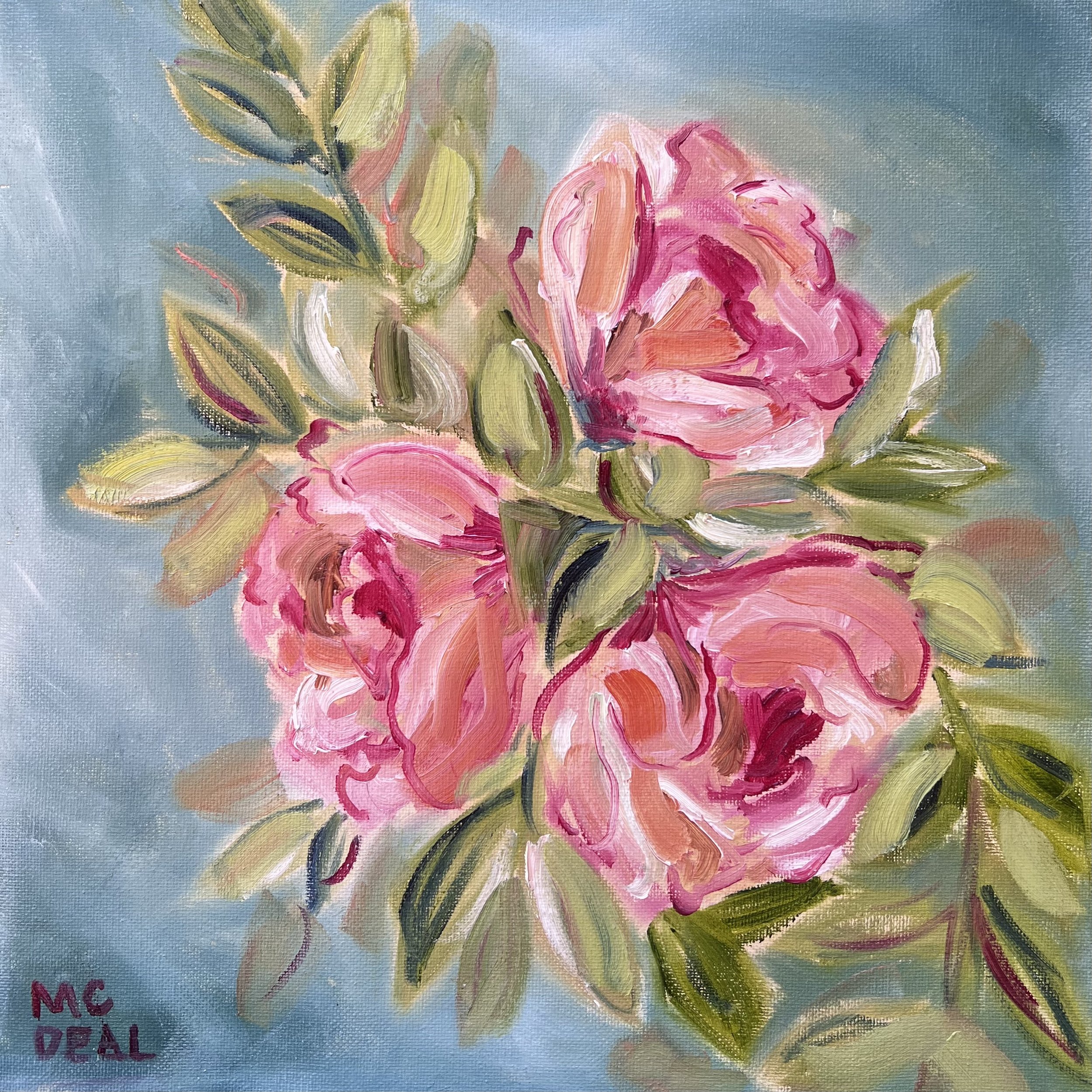 Pink Petals • 12x12