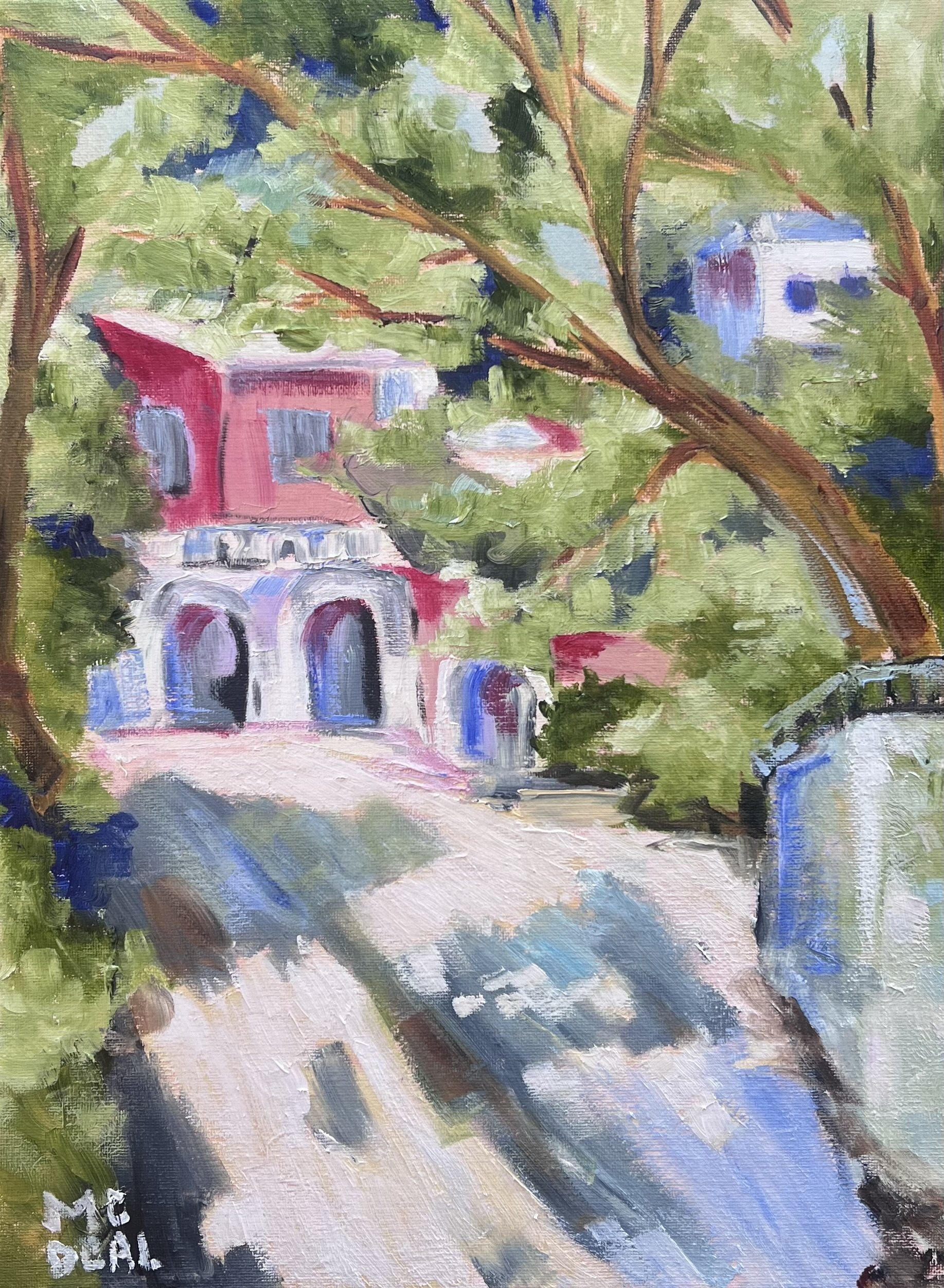 Villa in the Trees • 12x16