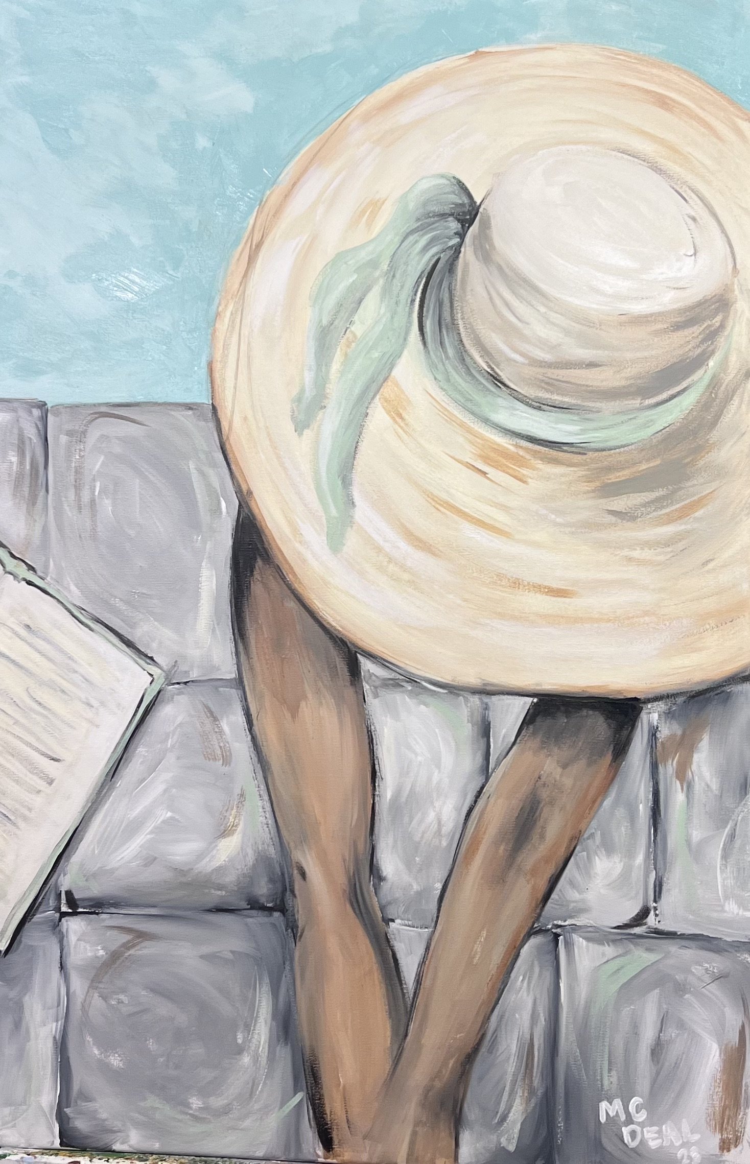 By the Pool • 24x36