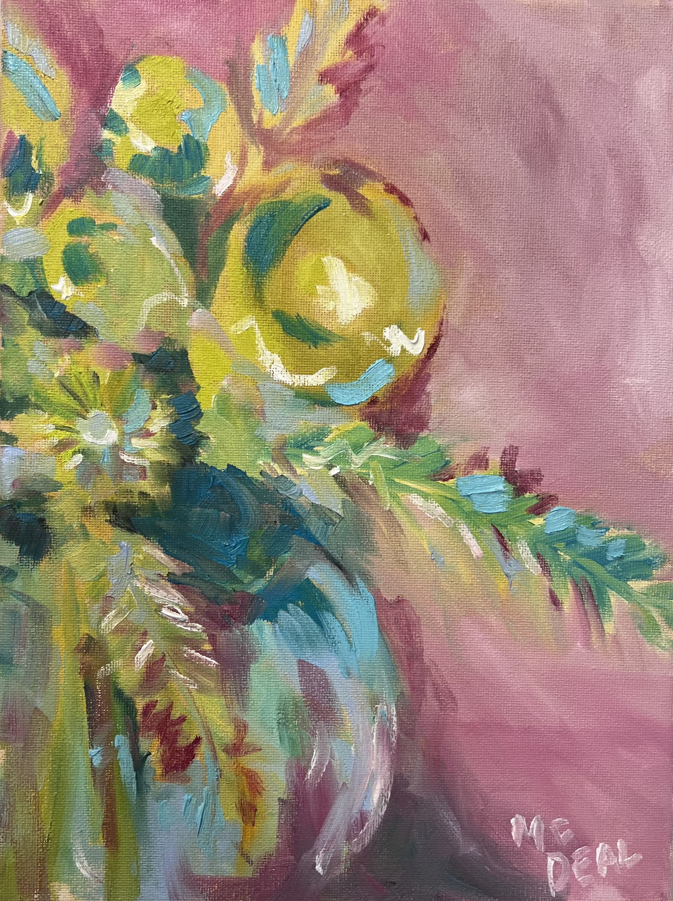 Pink Bouquet • 9x12