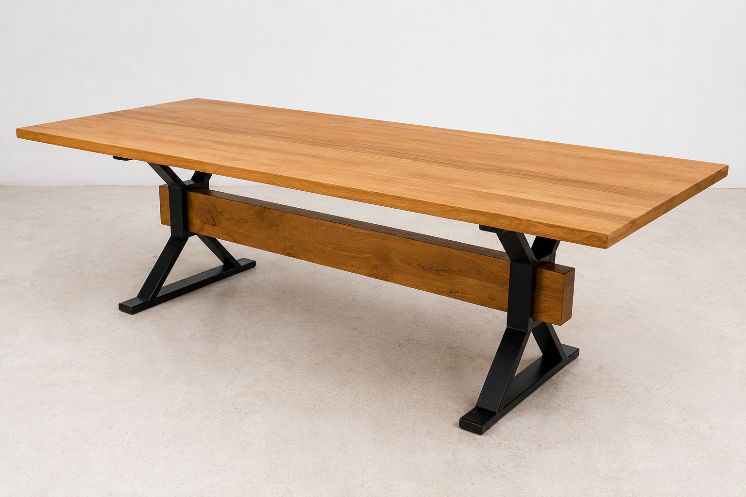 White Oak Trestle Table