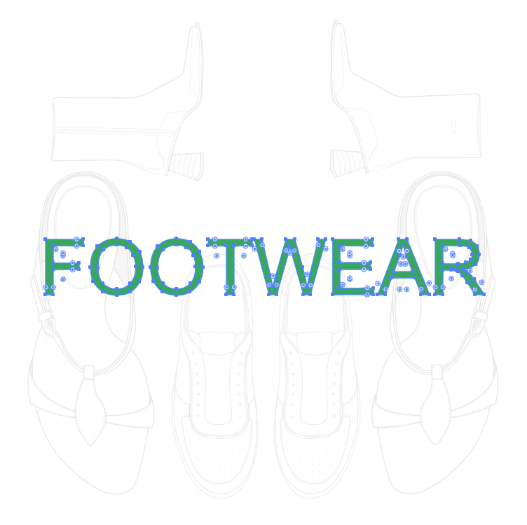 Flat Sketches - Footwear