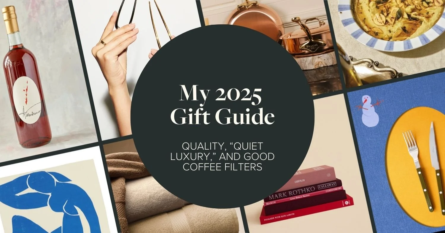 MCD 2025 Gift Guide: A Year for Quality, “Quiet Luxury,” and Good Coffee Filters