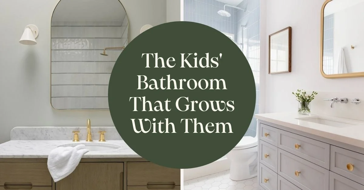 The Kids' Bathroom That Grows With Them