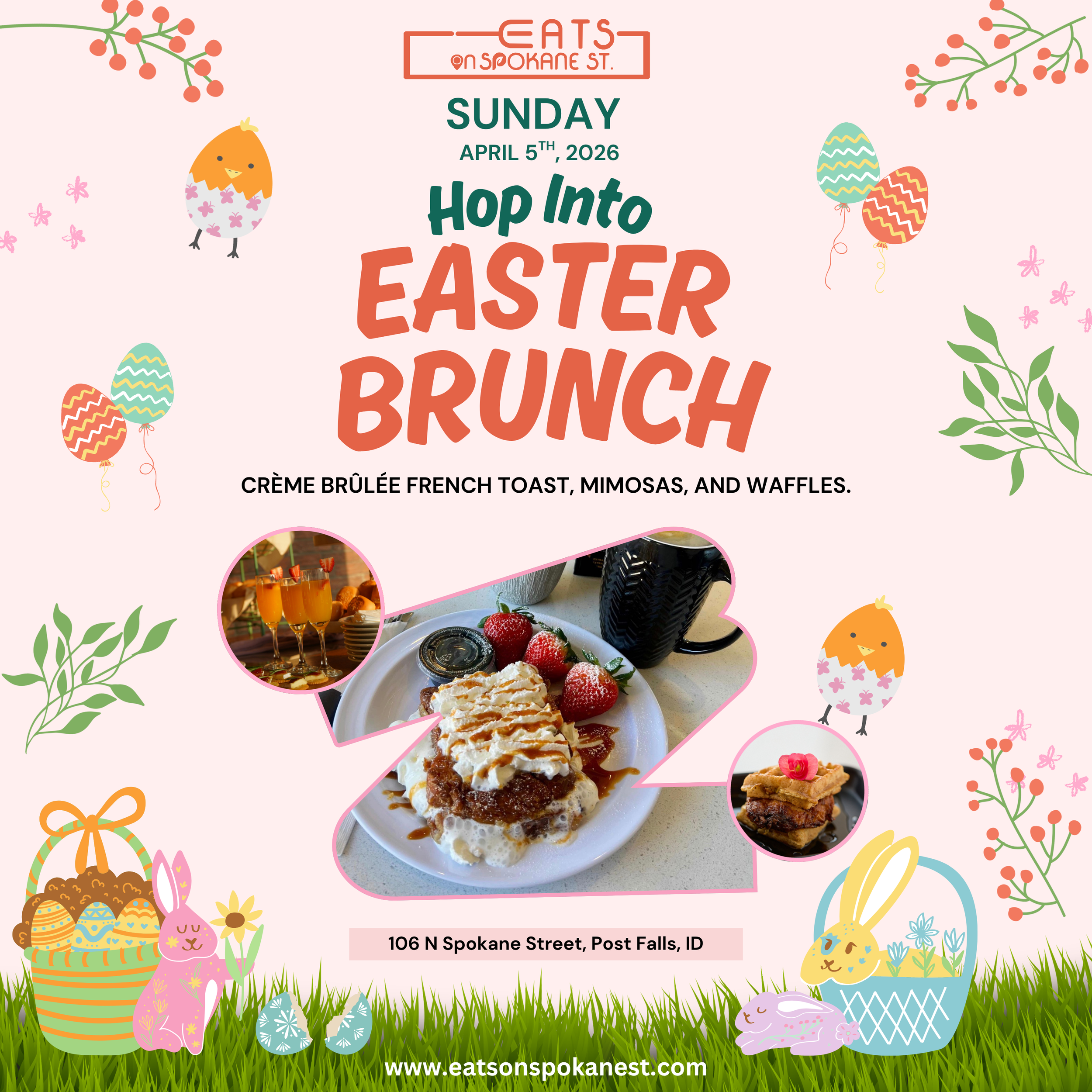 🐣🌷 Easter Brunch at Eats On Spokane Street 🌷🐣