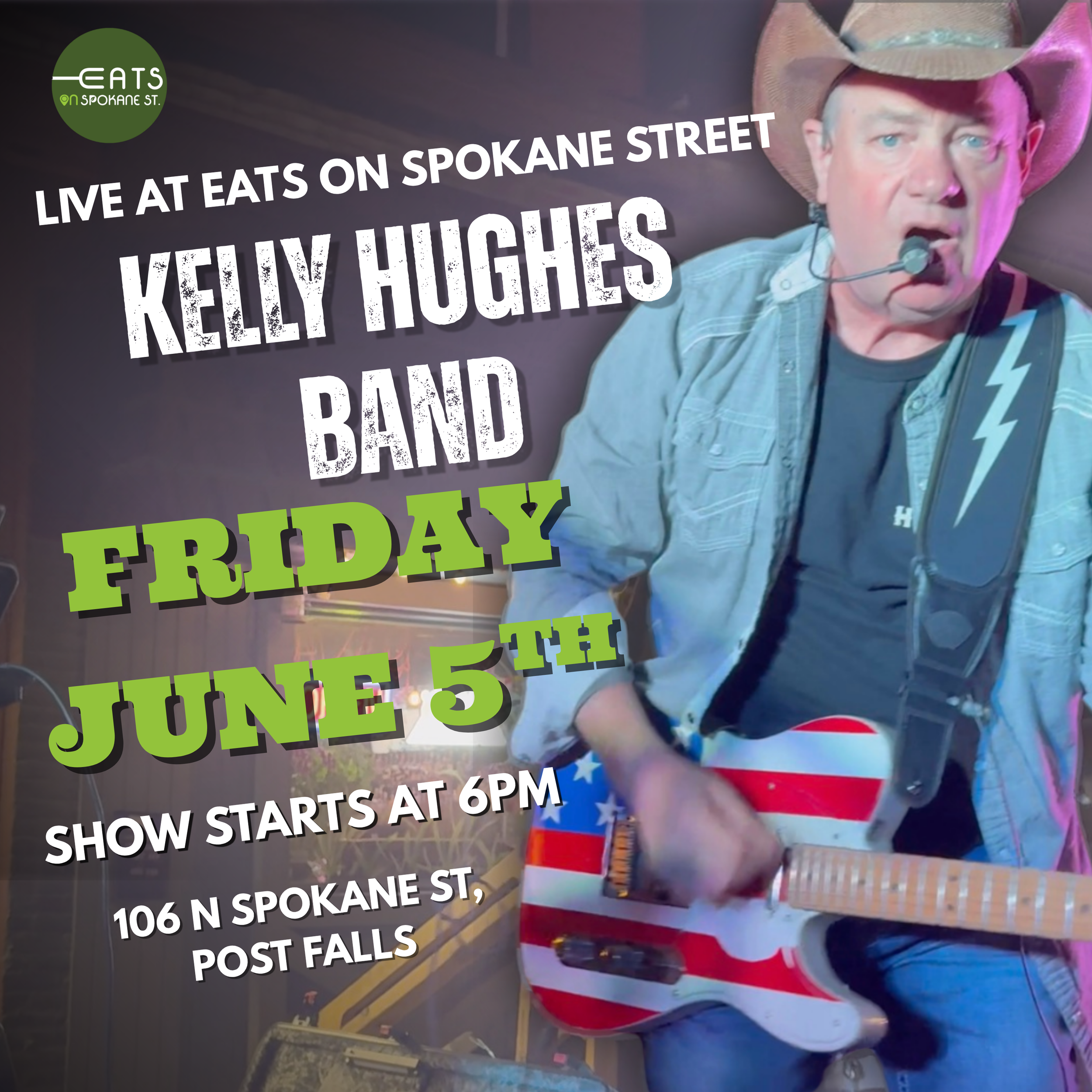 Kelly Hughes At Eats!