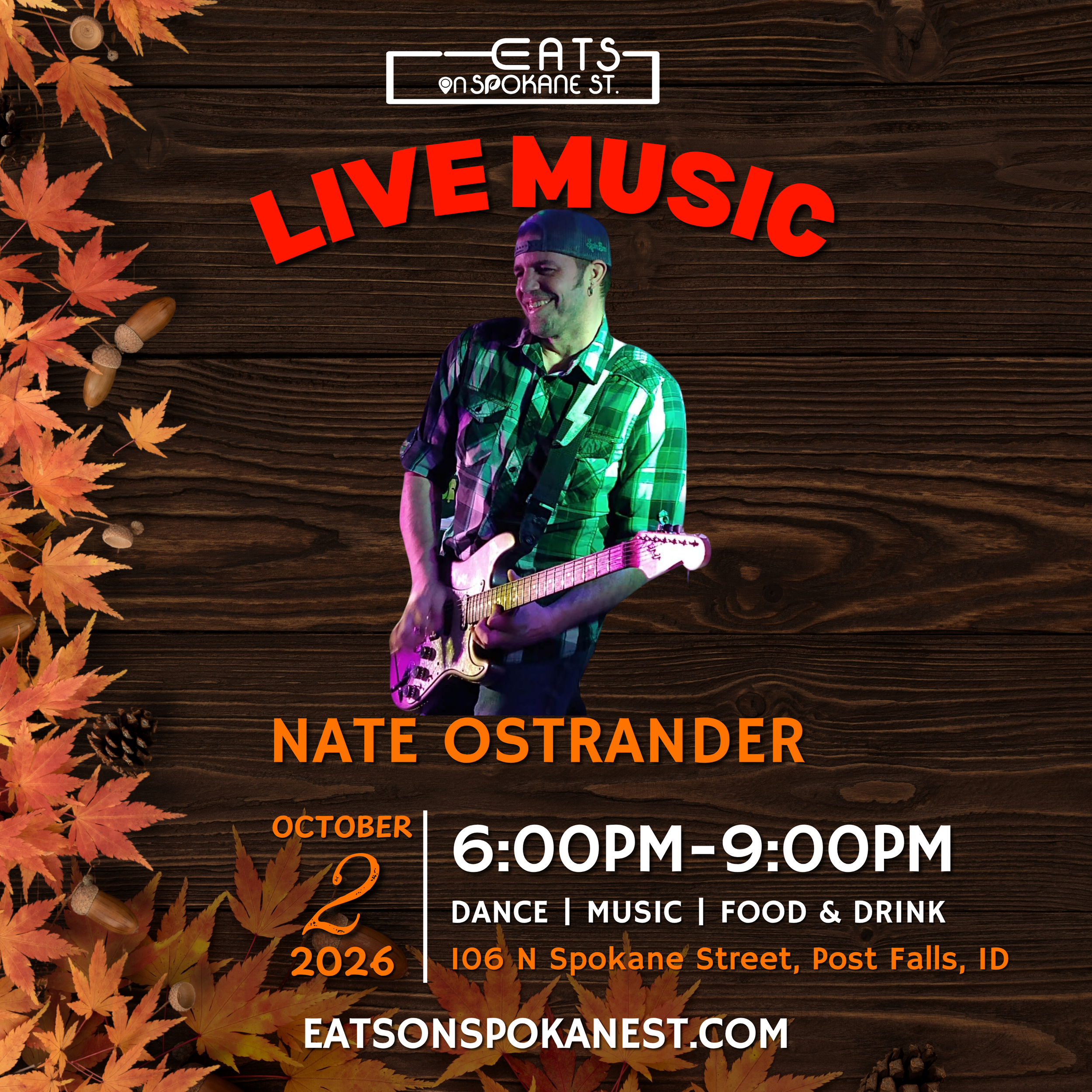 Live Music With Nate Ostrander