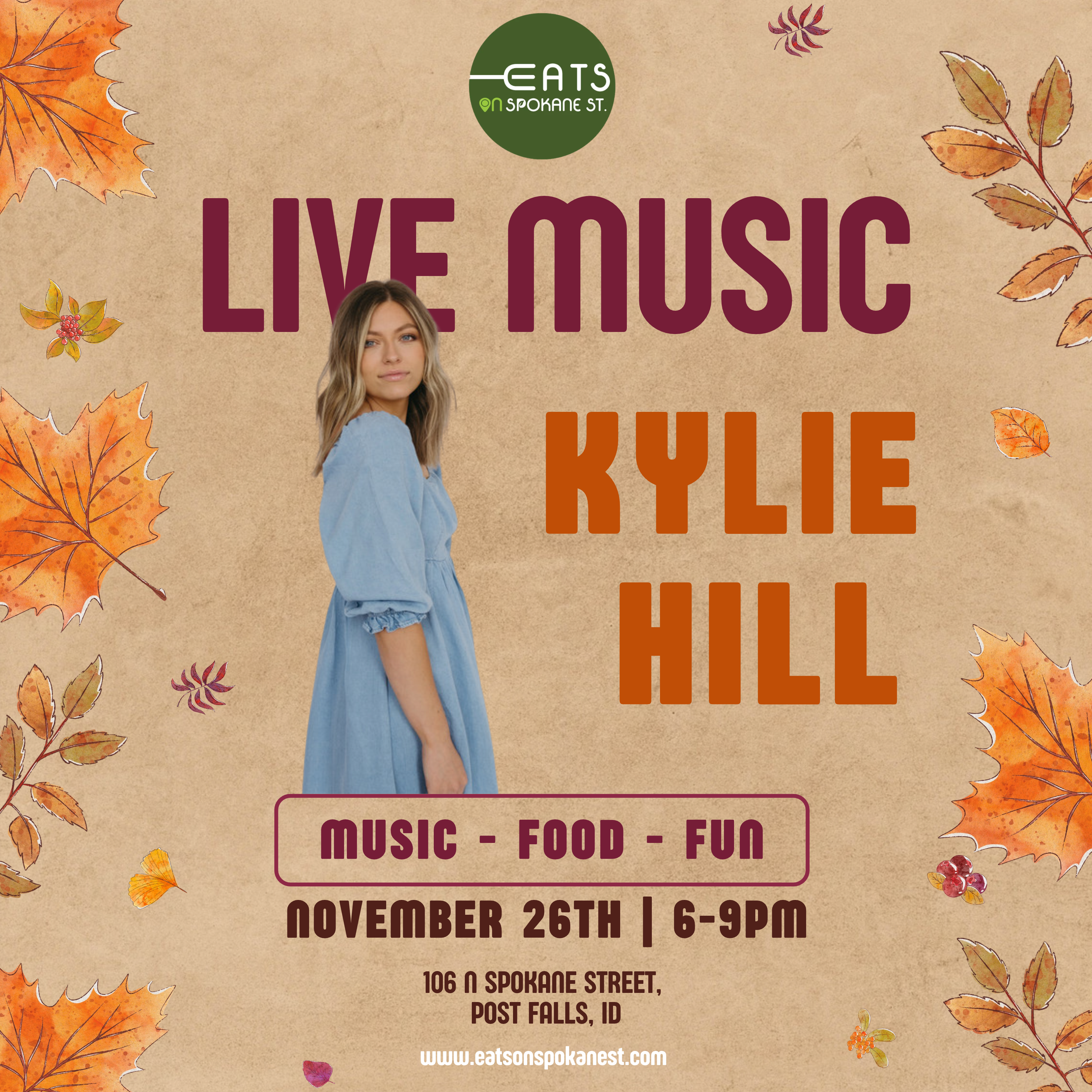 Live Music With Kylie Hill