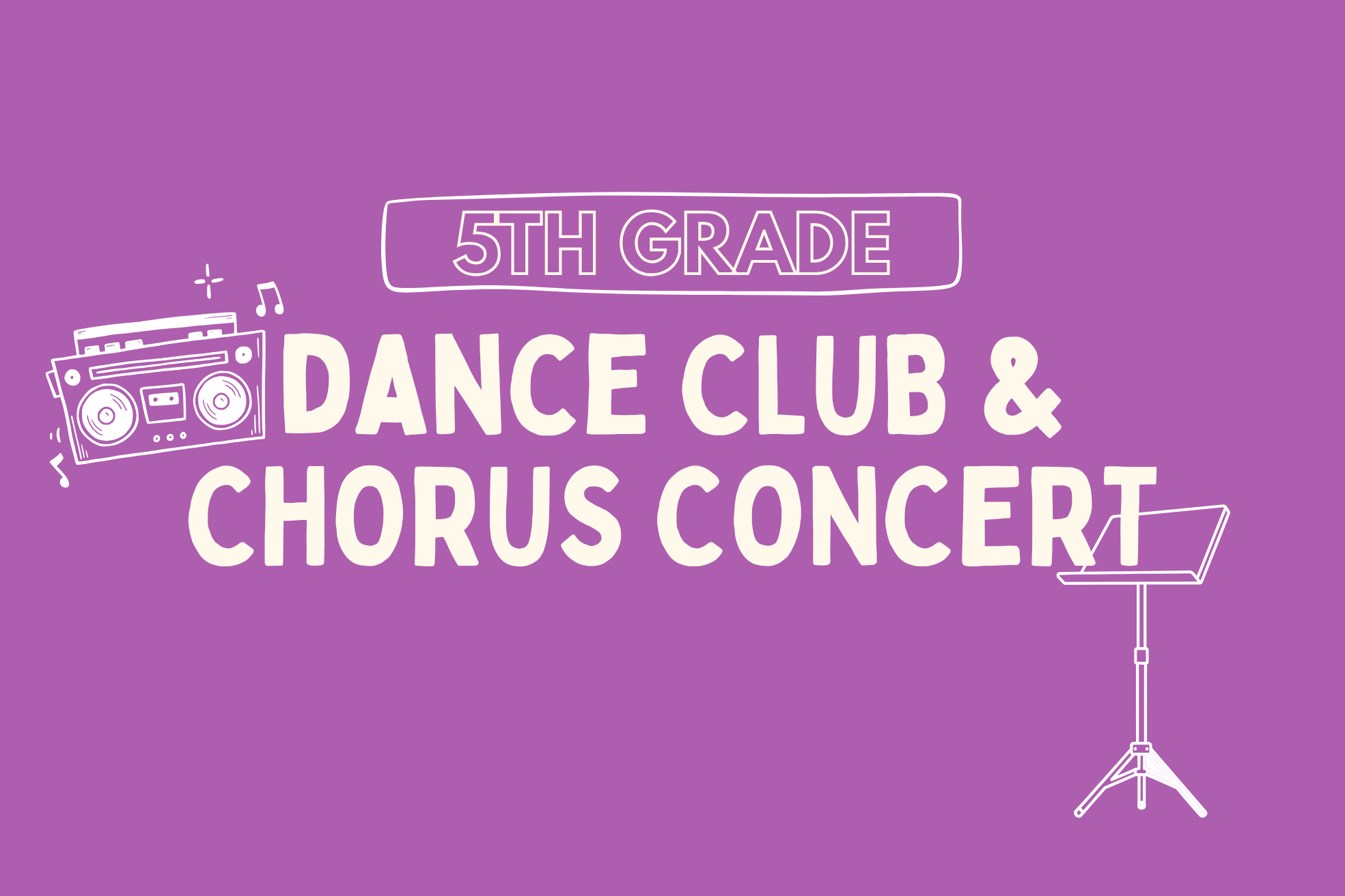 5th Grade Dance & Chorus Performance