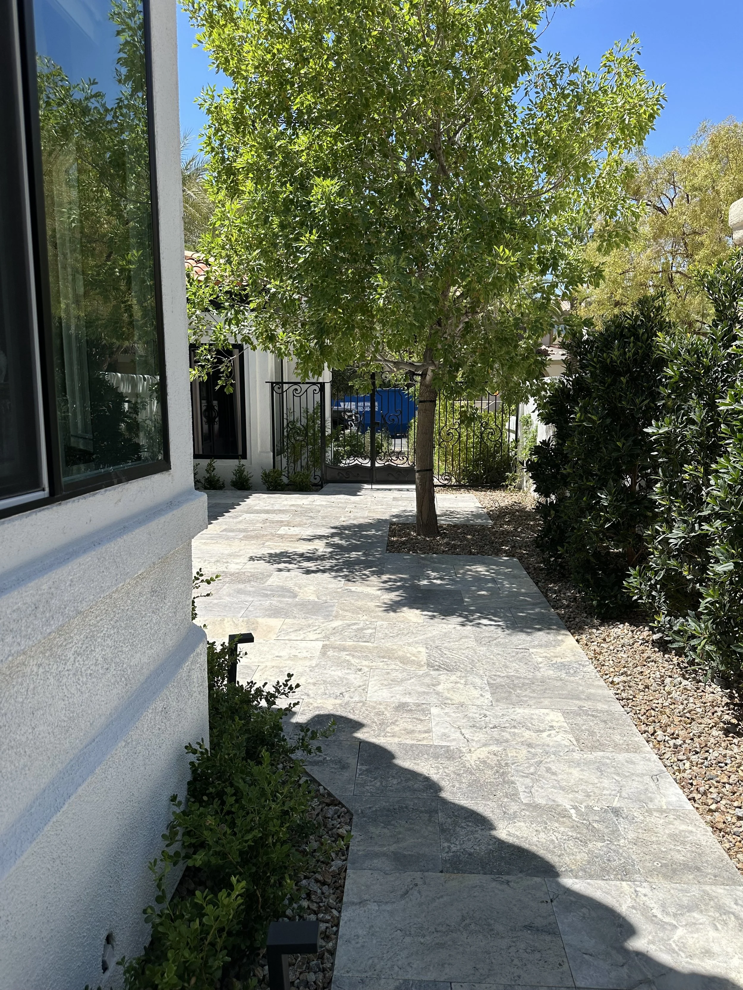 Travertine Walkway 