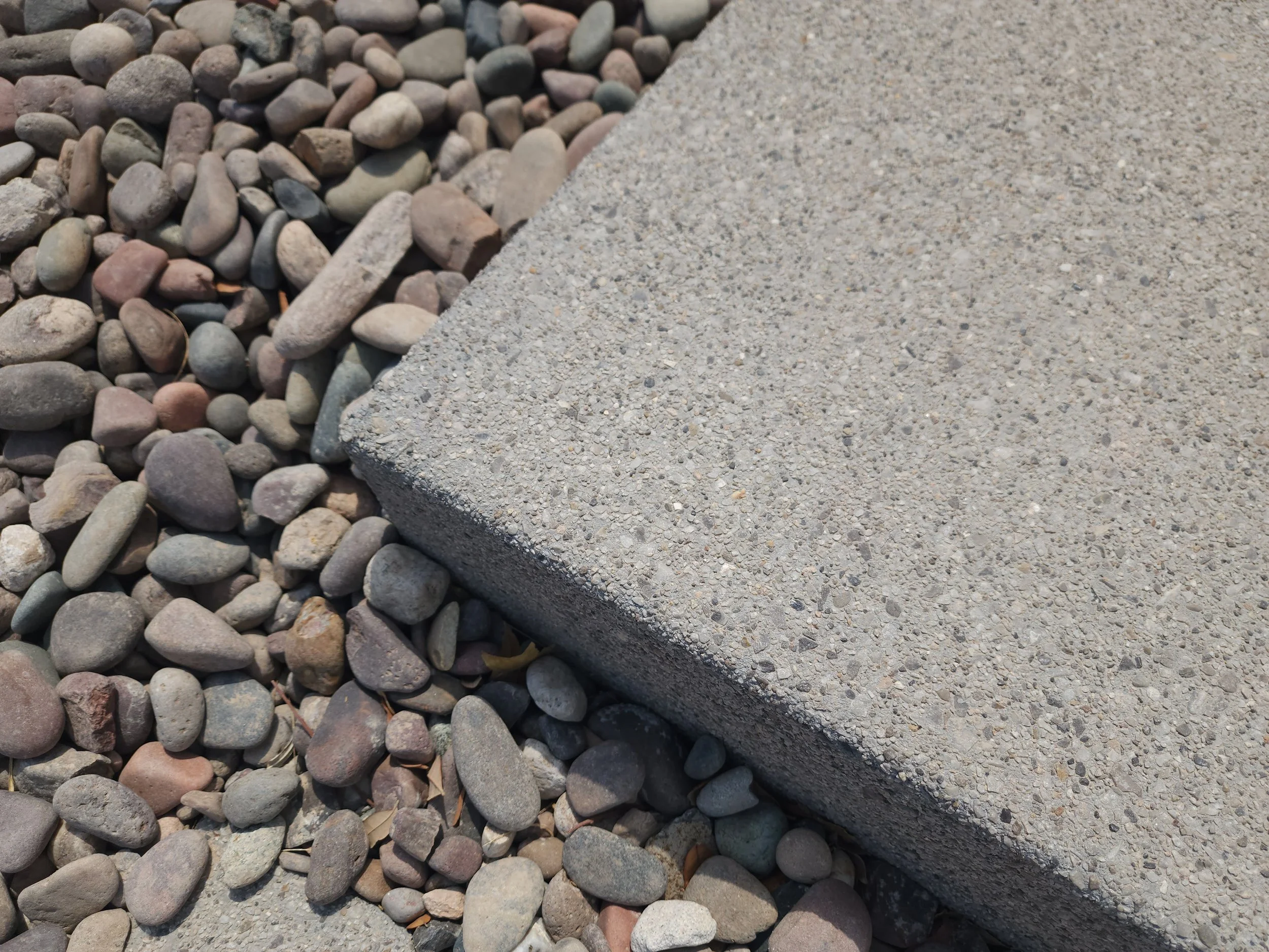 Sand Finished Concrete Steps