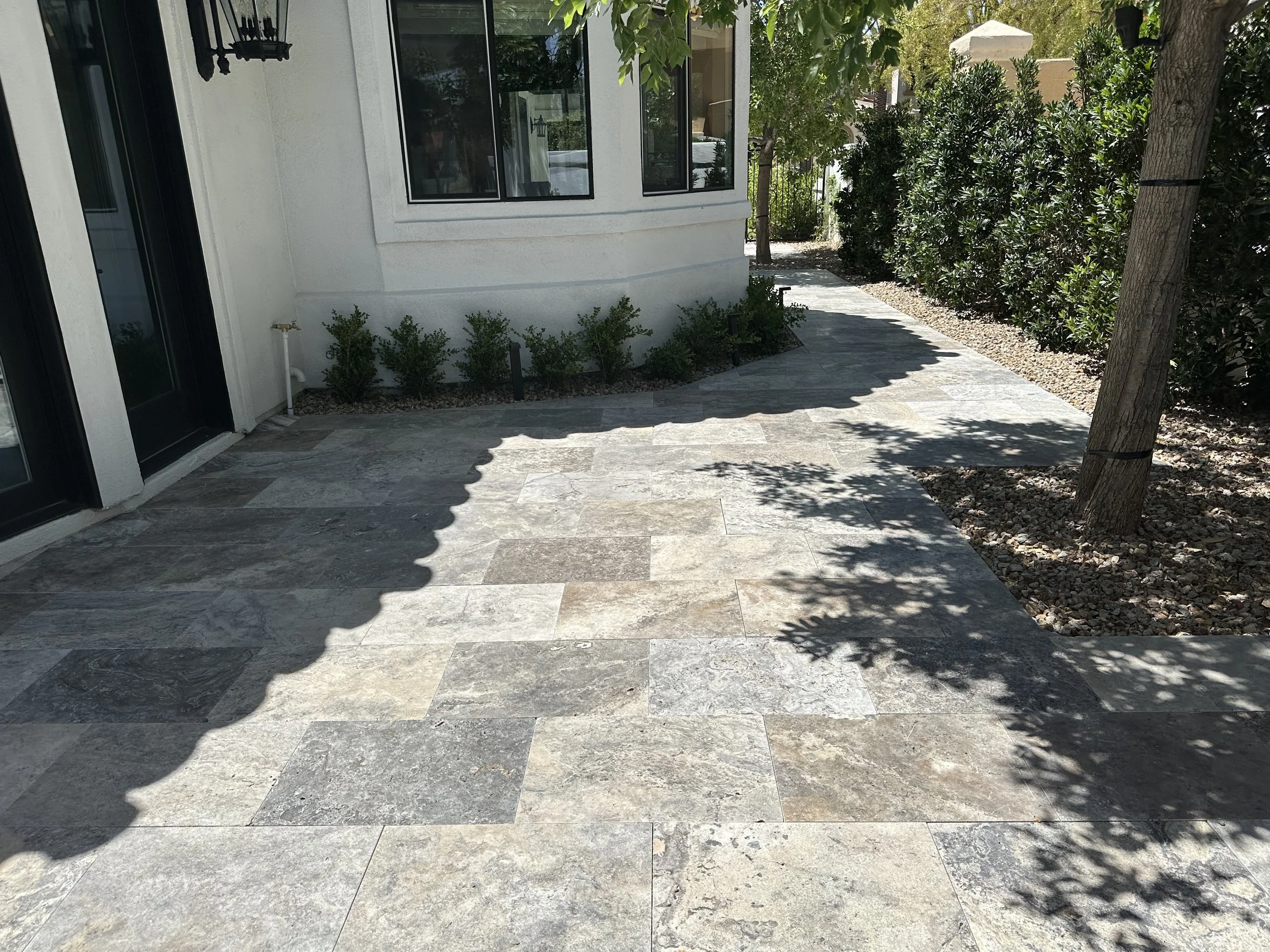 Travertine Walkway 