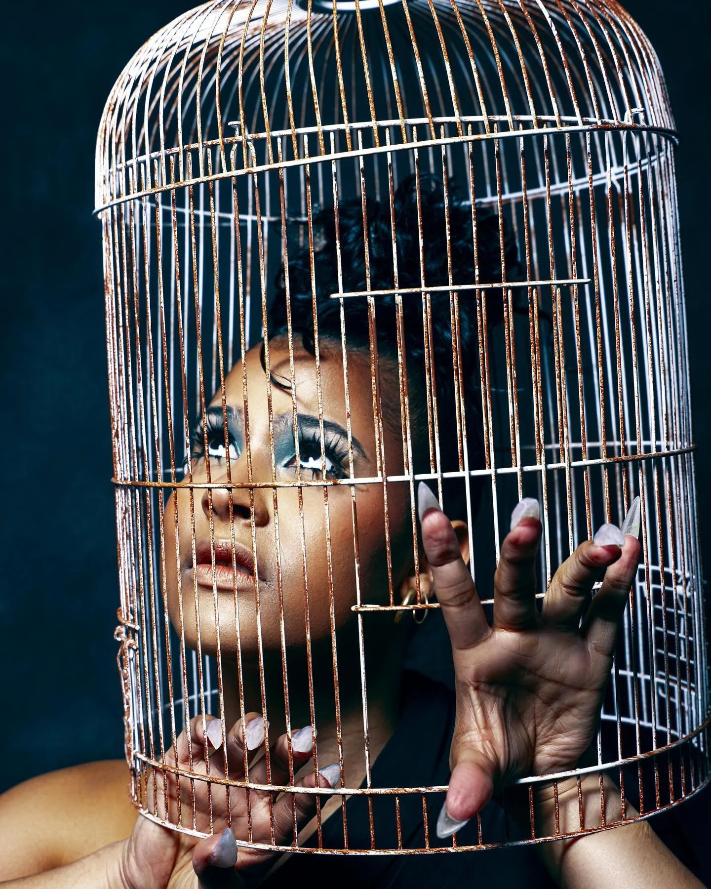 The Caged Bird | &lsquo;Who shrank, learned to make herself small enough to nearly fit back in her eggshell&rsquo;

This our second part to the shoot inspired  by Shay Alexi Stewart&rsquo;s poem, &lsquo;Song of the Pretty Bird,&rsquo; where she explo