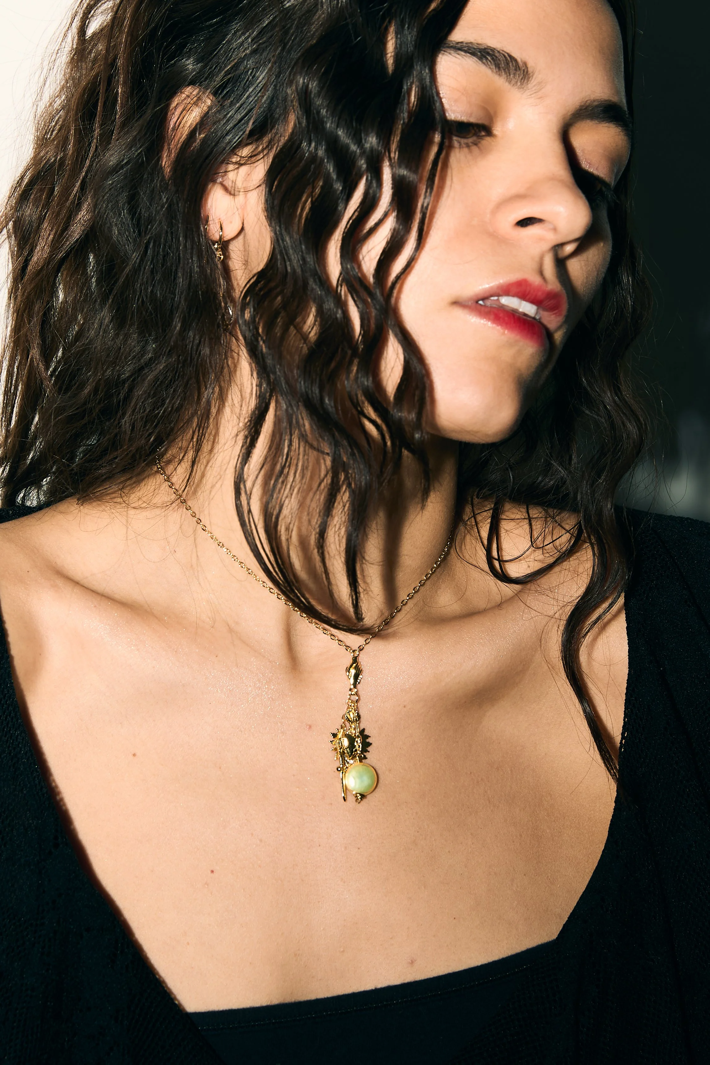 Sacred Heart Dangle Necklace