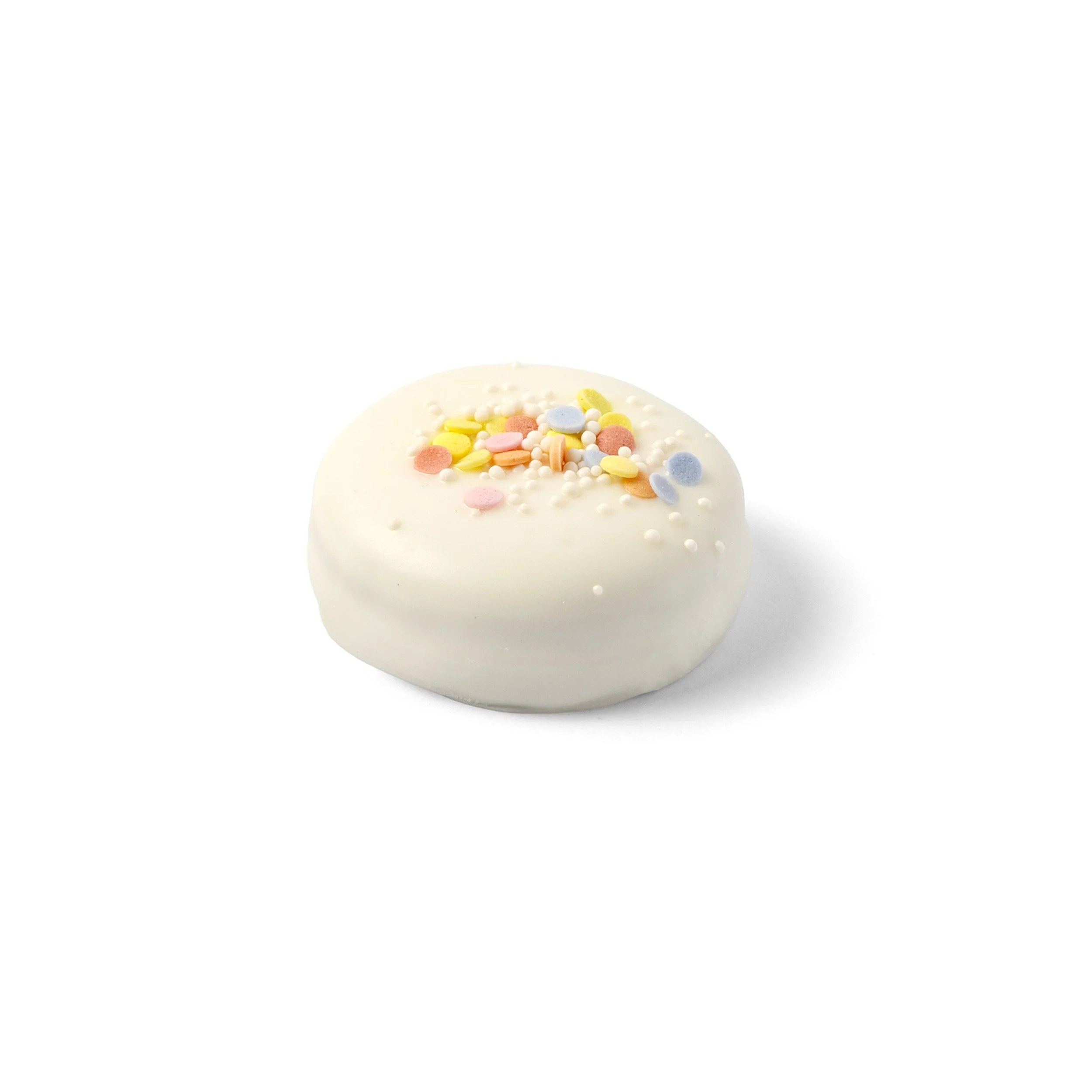 White Pastel Spring Sandwich Cookie