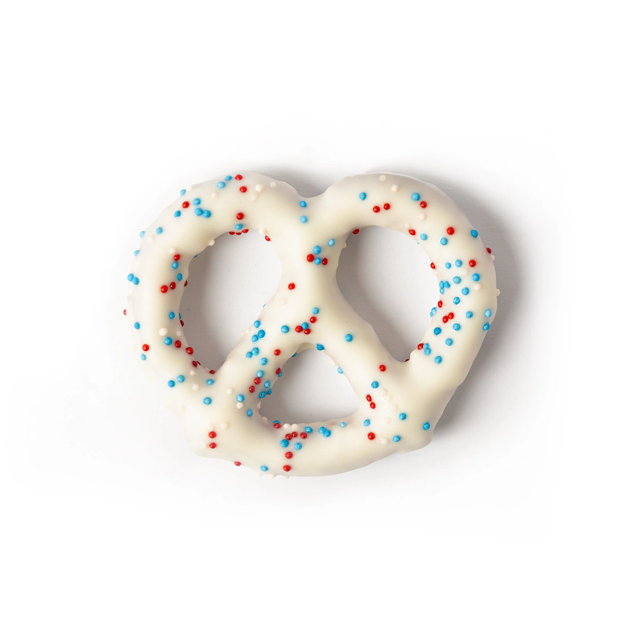 White Red White & Blue Pretzel