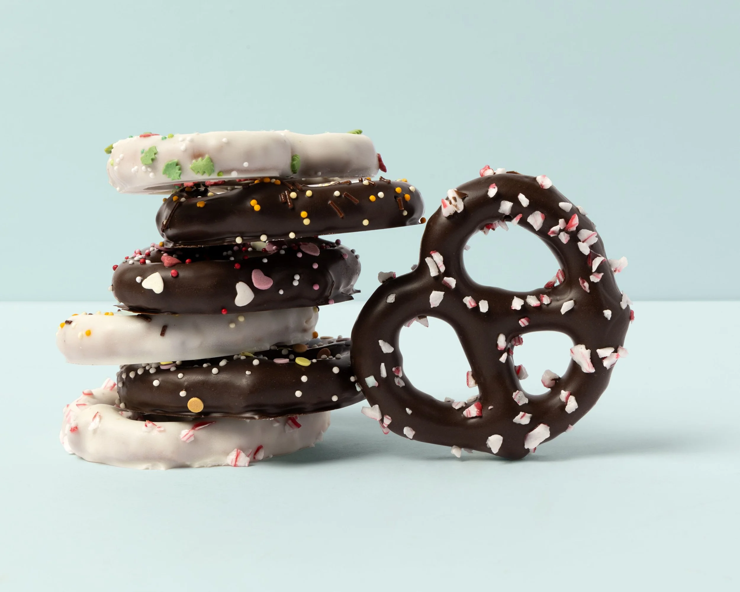 Seasonal Chocolate Covered Pretzels