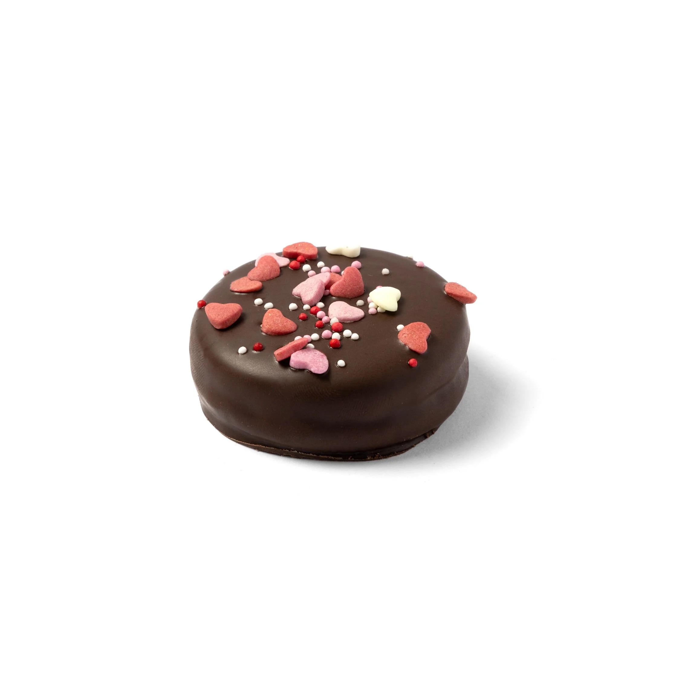 Dark Valentine's Day Sandwich Cookie