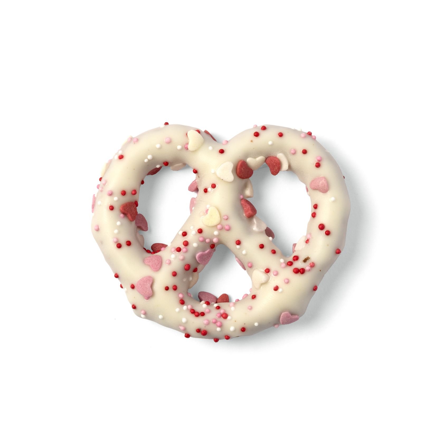 White Valentine's Day Pretzel