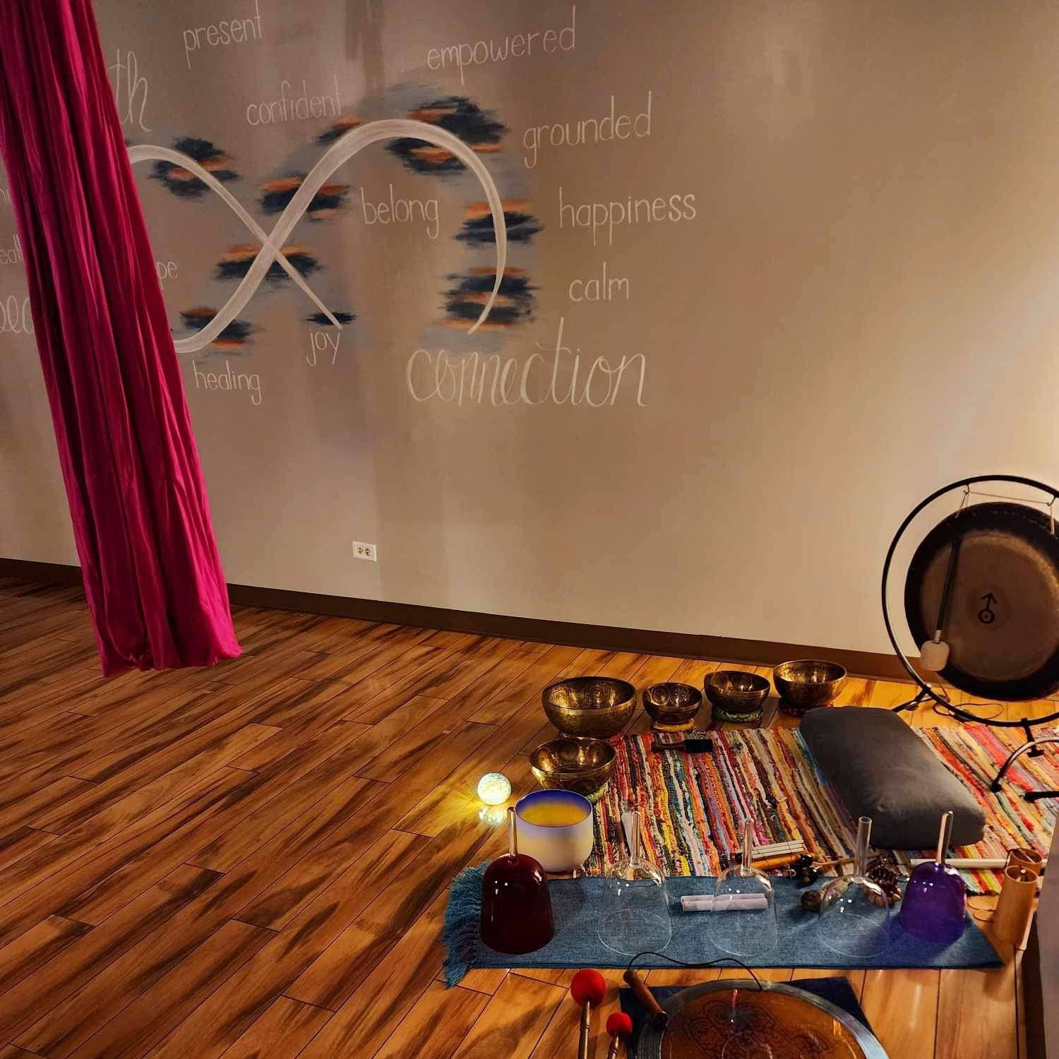 Jenny is back on Friday, May 10 at 7pm for her amazing sound healing experience. Join her in the silks or supported on your mat with props. This is an event not to miss! All relaxation, all levels. Limited space available so grab your spot before it 