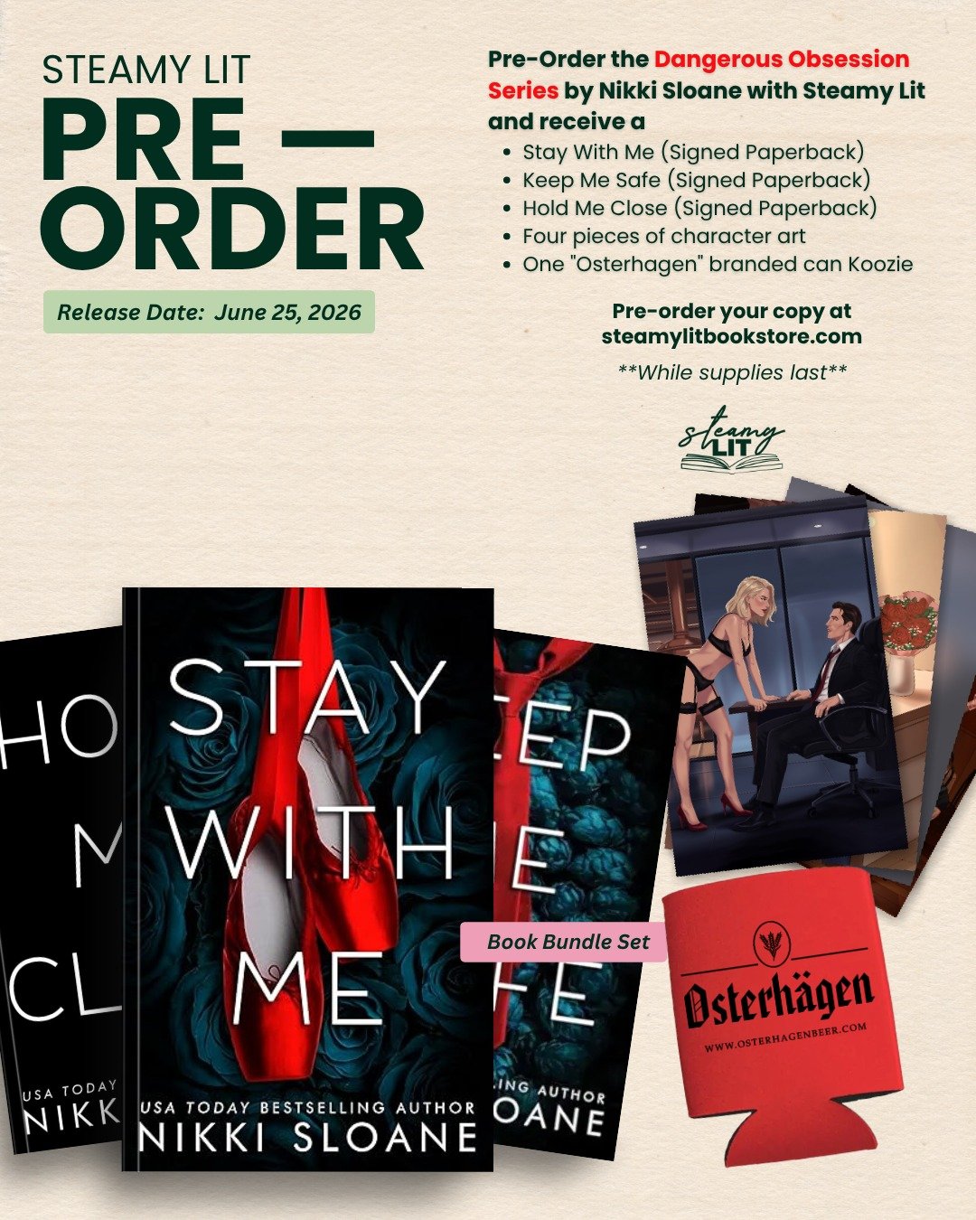 Steamy Lit Dangerous Obsession Preorder Graphic