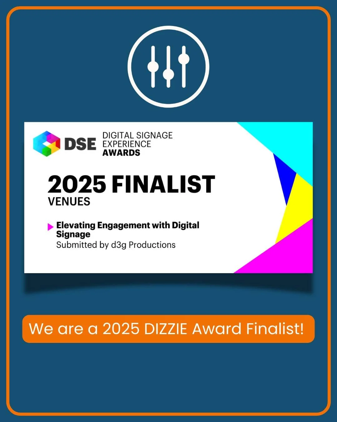 We made the cut! Take a look at our DSE (DIZZIE) Award Finalist submission. Use code FINALIST100 for $100 off passes to #DSE2025, where the winners will be announced! www.digitalsignageexperience.com