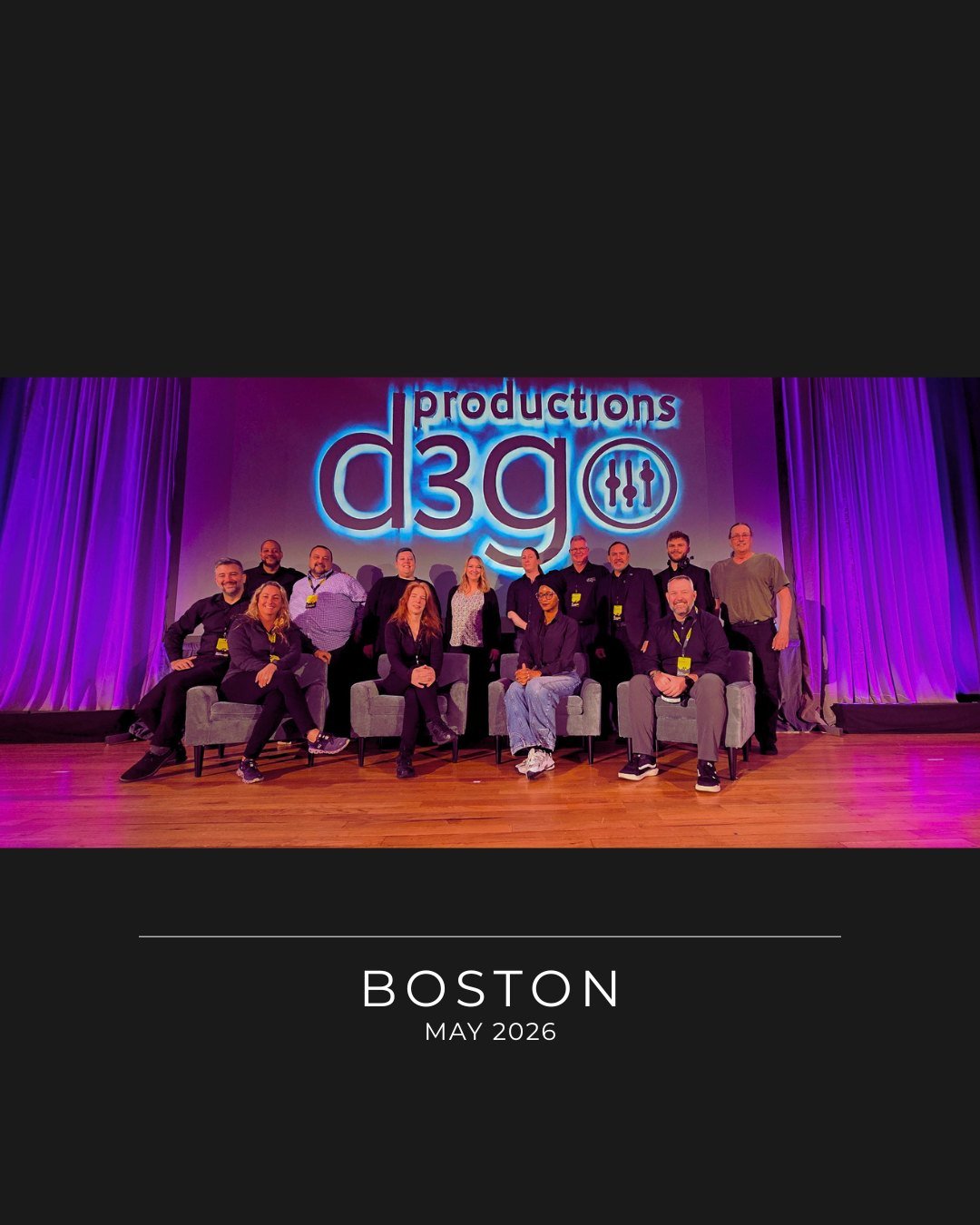 A lot went into this show.

Flights. Early mornings. Long days. Late nights.

Some of us work together every day. Some joined us as freelance production partners. All of us came together with the same goal: delivering an experience we're proud of.

L
