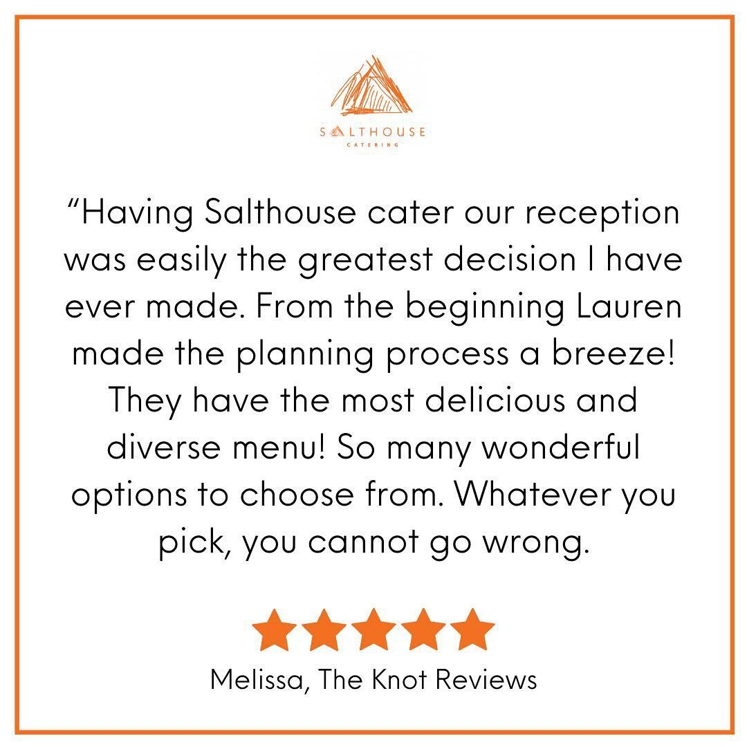 A lovely note from Salthouse bride, Melissa! Recently engaged or planning your own Charleston wedding? We&rsquo;d love to work with you! Get in touch with our team via the link in bio.