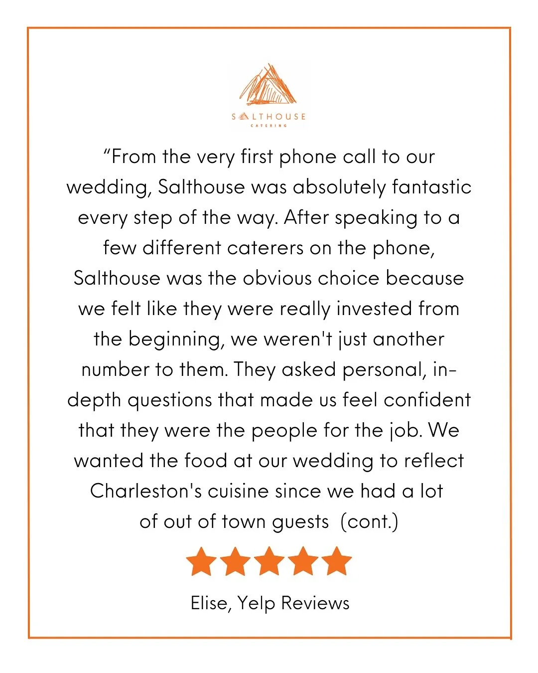 Your vision + our talented team = a culinary dream come true &mdash; every time. 🧡