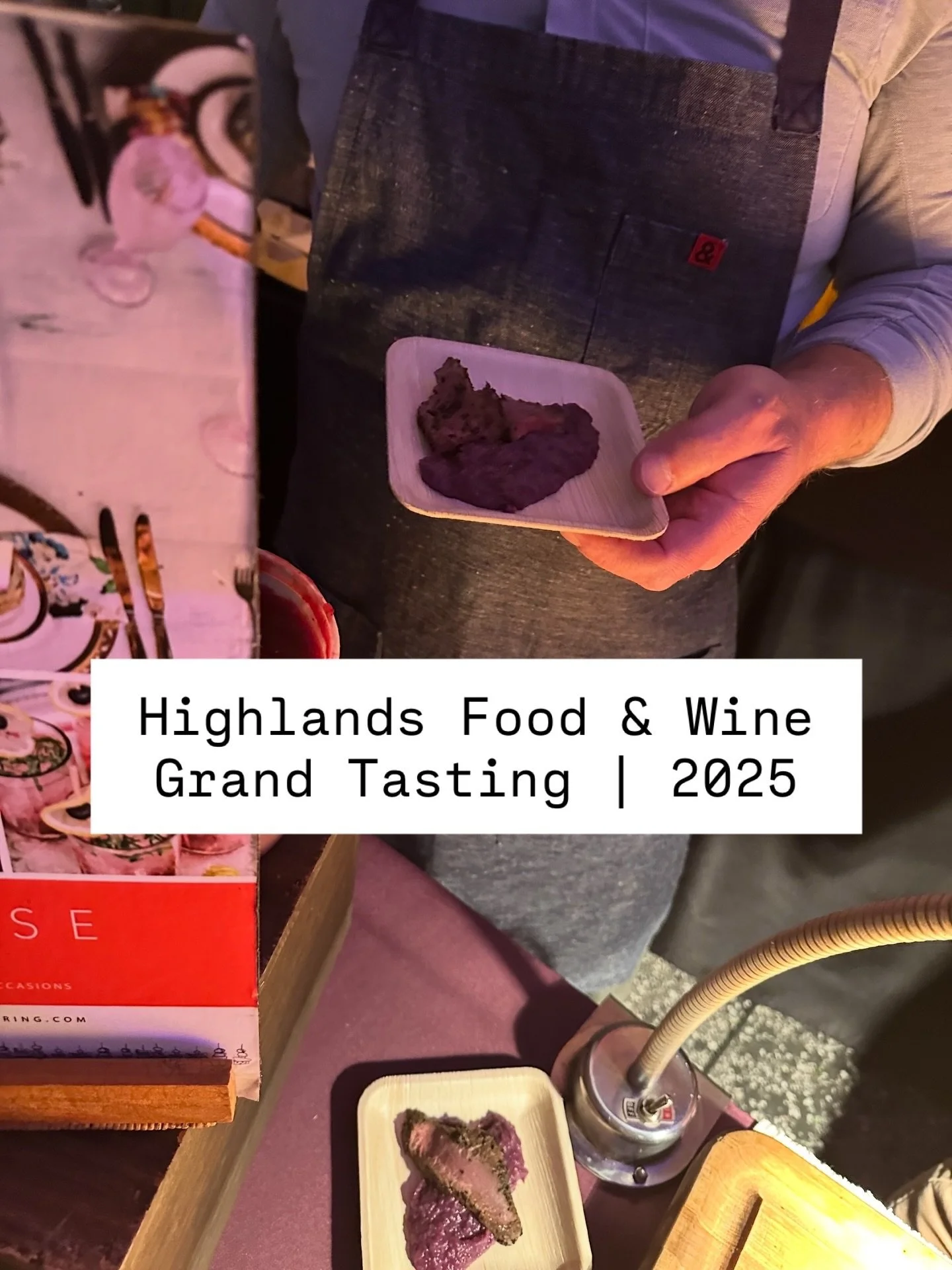 Another high time was had at @highlandsfoodandwine earlier this month! Good people, great music and incredible food &mdash; already looking forward to next year! 

Swipe 👉 to see what our team brought to the table.