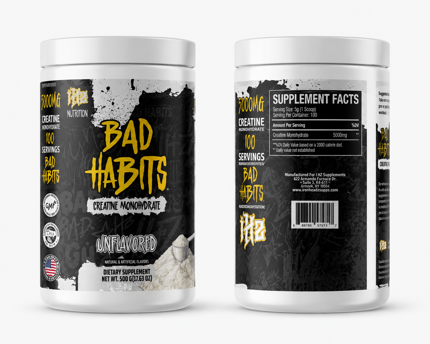 Unflavored Creatine Monohydrate