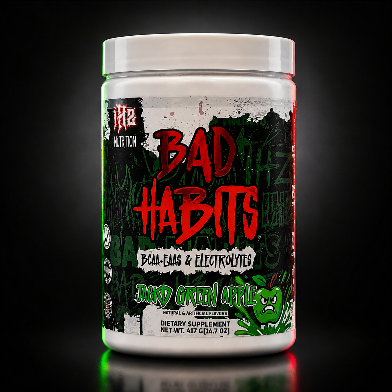 IHZ Nutrition BCAA-EAA + Electrolytes - Jackd Green Apple