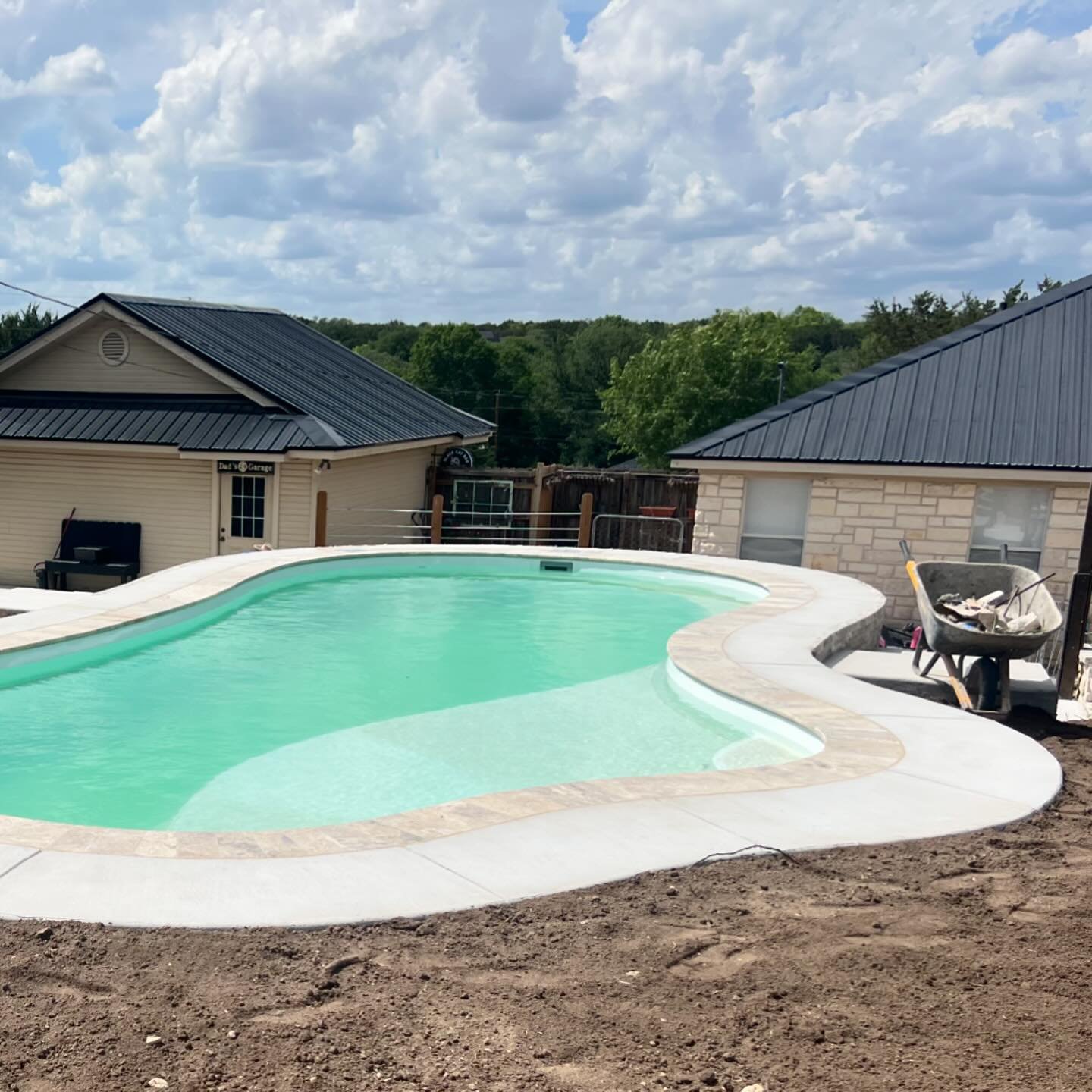 At Blue Springs Pool &amp; Construction, we also cover the &ldquo;construction&rdquo; side of things - we specialize in crafting custom pool patios and walkways with top-notch concrete services. Let&rsquo;s transform your outdoor space with your drea