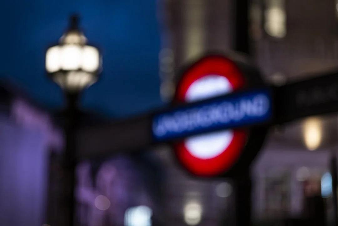 Tube station, evening.