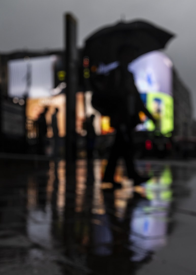 Umbrella, Piccadilly Circus.
