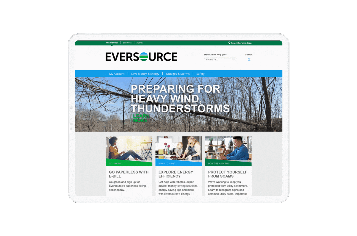 progression of homepage designs