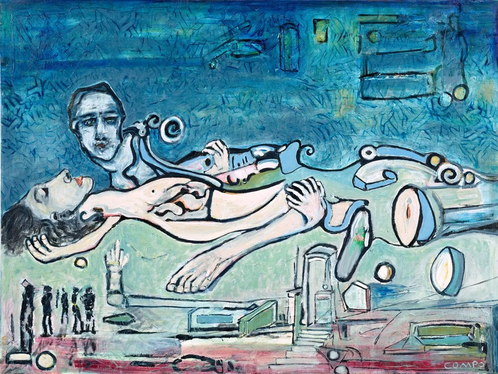 The Lovers (2021), Oil on Canvas, 36” x 48”